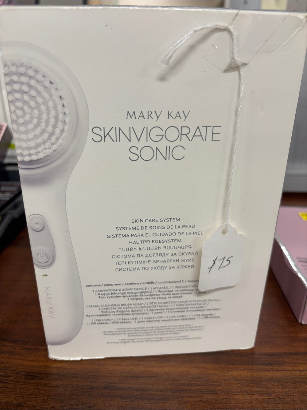 Mary Kay Skinvigorate Sonic Facial Brush - White